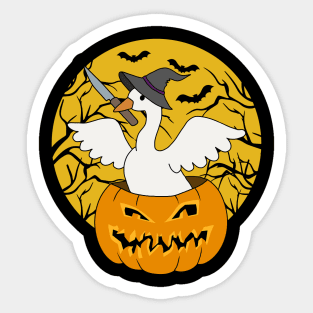 Halloween Goose Sticker